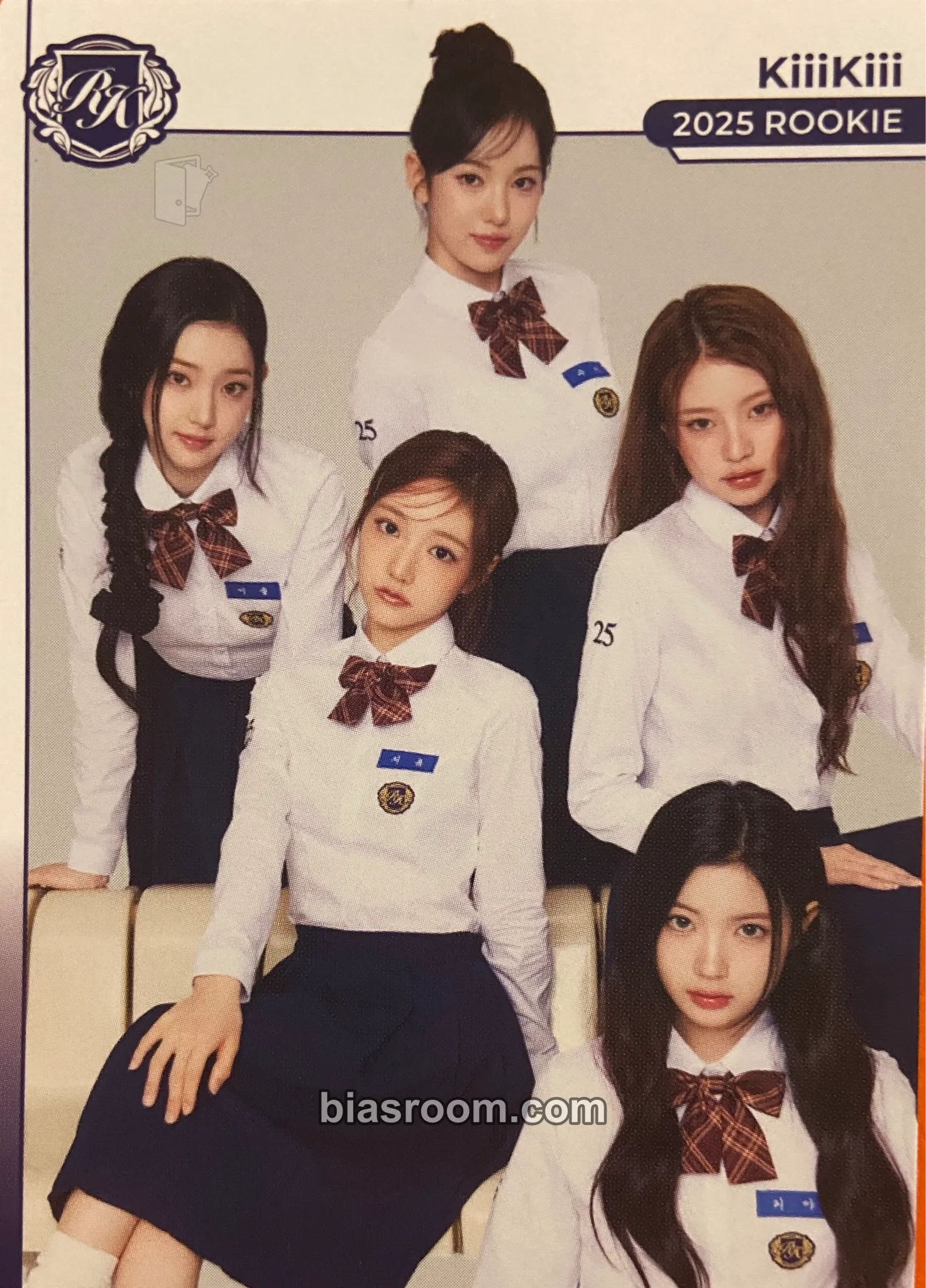 TELECA 2025 K-POP ROOKIE COLLECTION CARDS Photocard - KiiiKiii - KiiiKiii K-pop photocard