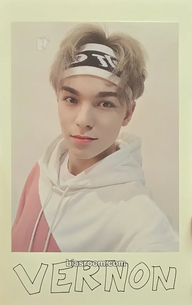 SEVENTEEN - Vernon - 2020 4TH SVT IN CARAT LAND Event trading card polaroid set