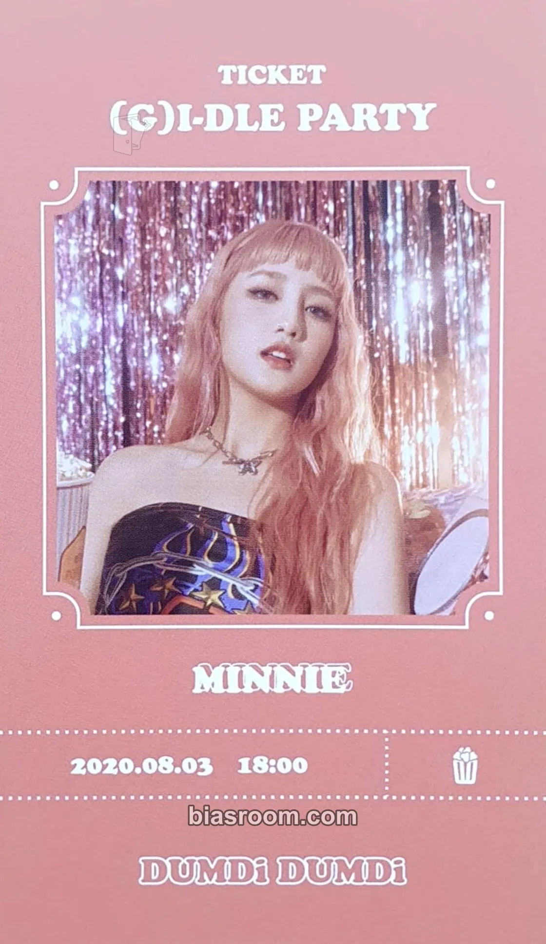 Minnie DUMDi DUMDi Photocard - i-dle - i-dle K-pop photocard