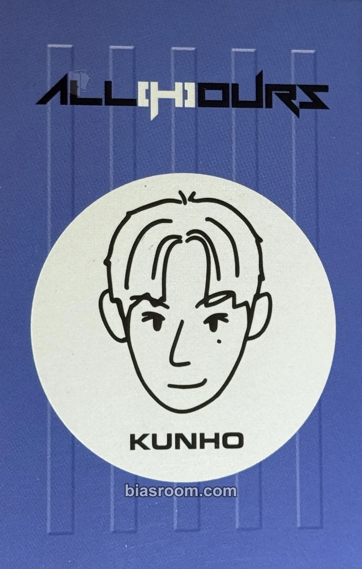 Kunho All Ours Photocard - ALL(H)OURS - ALL(H)OURS K-pop photocard