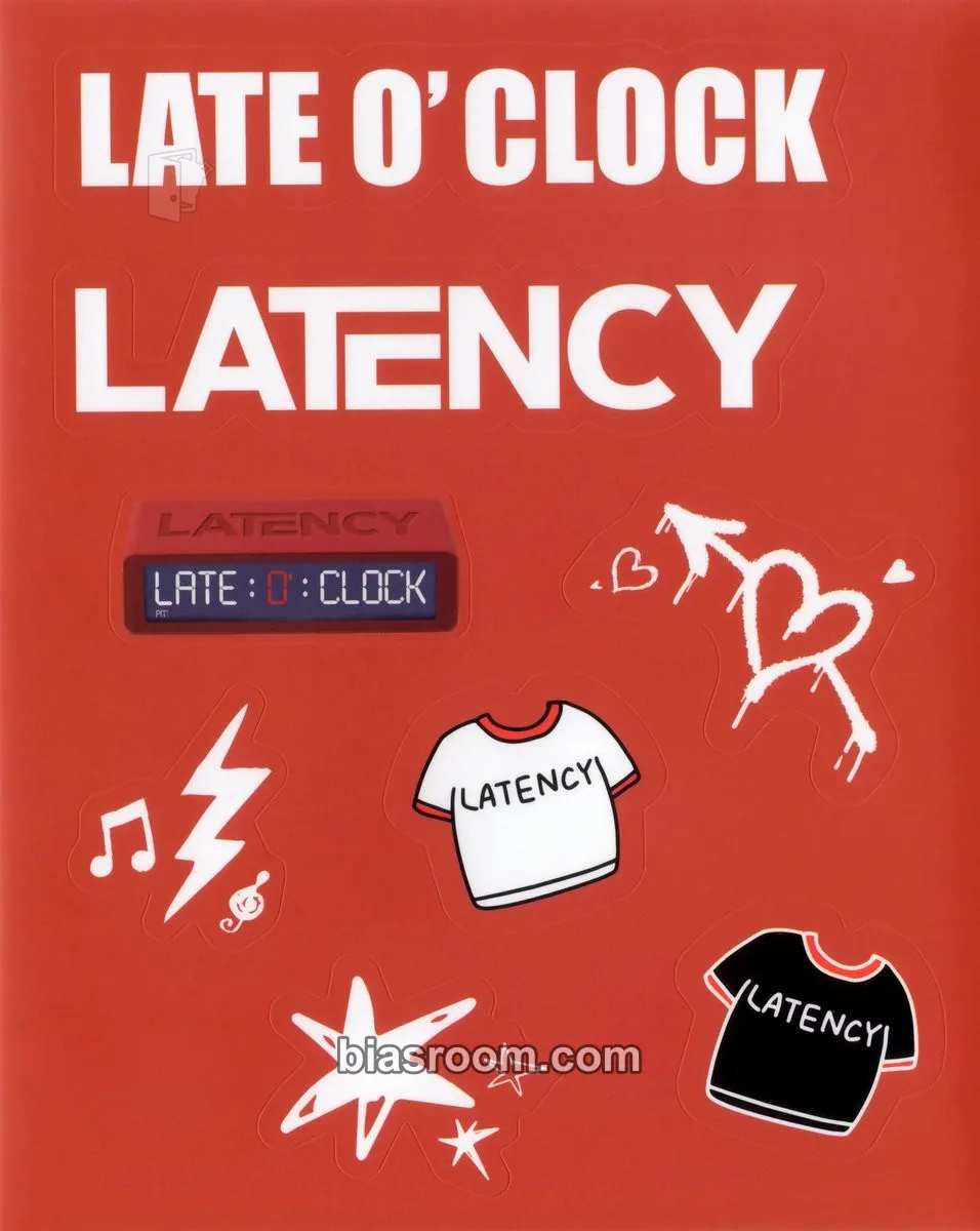 LATE O’ CLOCK Photocard - Latency - Latency K-pop photocard