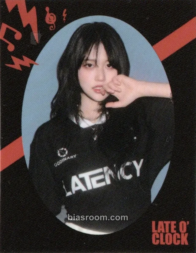 Latency - Heeyeon - LATE O’ CLOCK Album id photo postcard version album inclusion