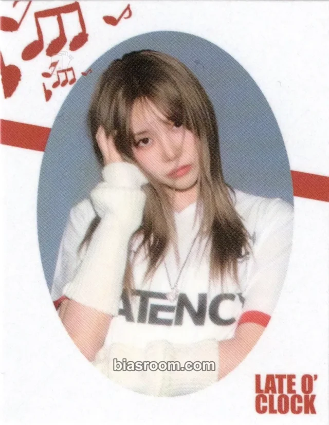 Latency - Haeun - LATE O’ CLOCK Album id photo postcard version album inclusion