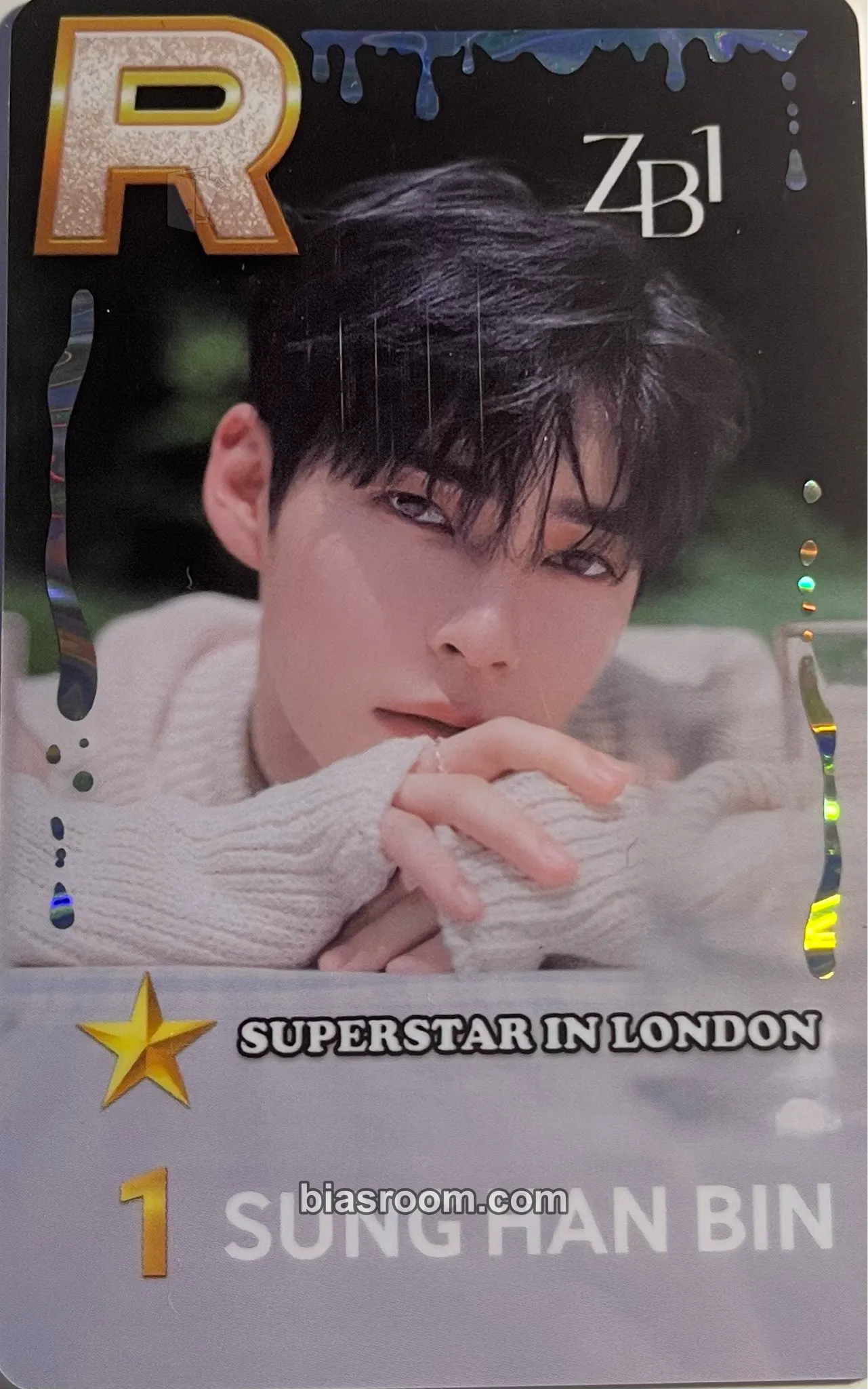 Hanbin Superstar Wakeone Photocard - ZEROBASEONE - ZEROBASEONE K-pop photocard