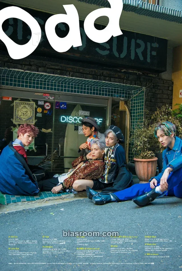 SHINee - Odd - The 4th Album Album poster B version purchase benefit