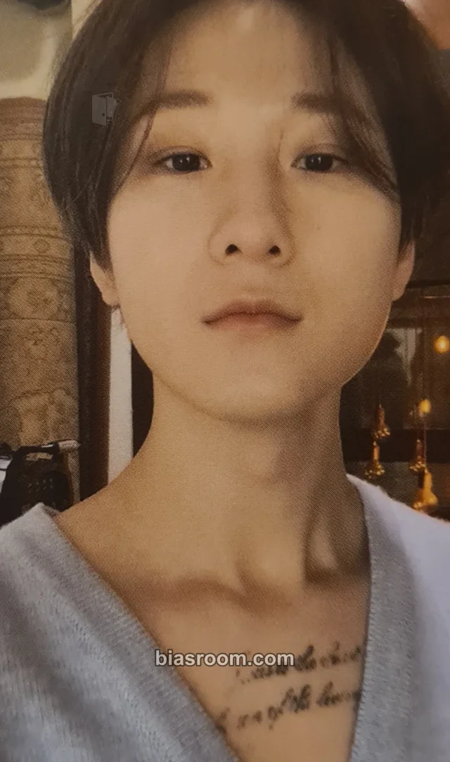 Ω W24 - Aaron - The white album Album album photocard