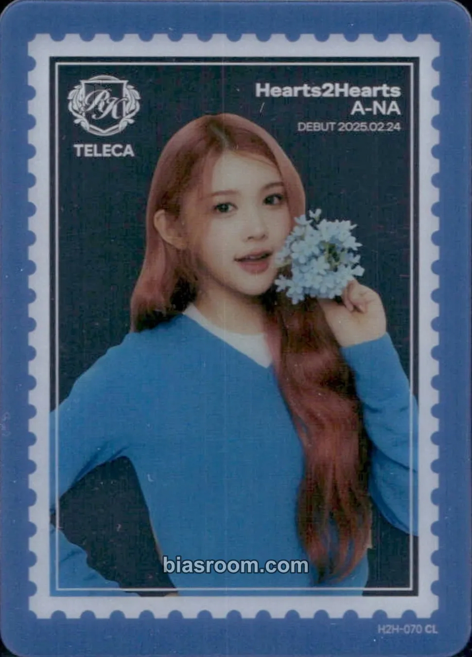 A-na TELECA 2025 Kpop Rookie Photocard - Hearts2Hearts - Hearts2Hearts K-pop photocard