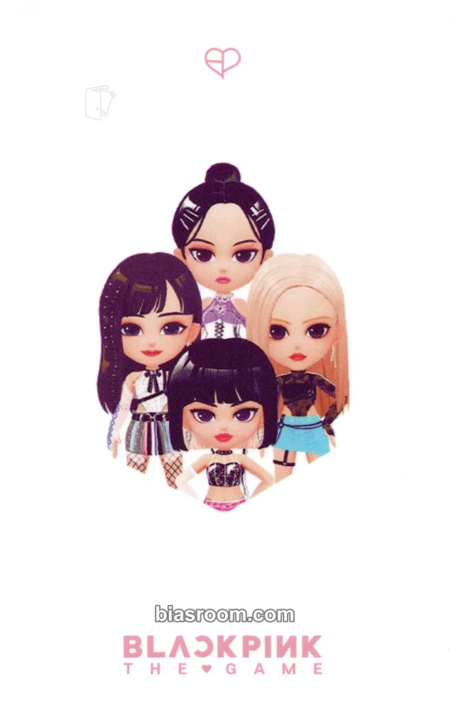 BLACKPINK THE GIRLS (BLACKPINK THE GAME OST) K-pop photocard