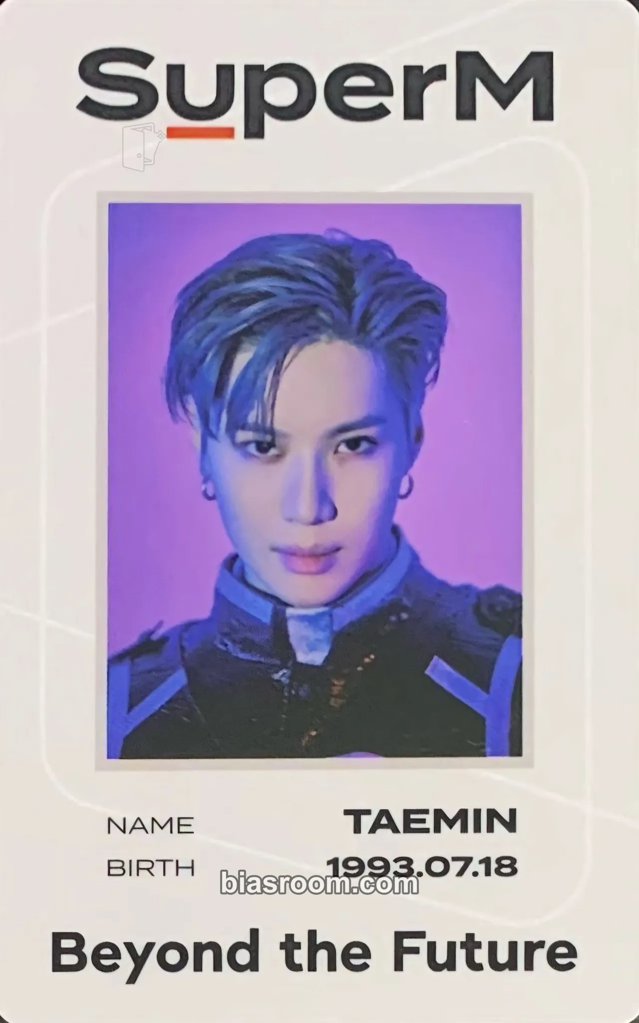 Taemin SuperM Beyond The Future Photocard - SuperM - SuperM K-pop photocard