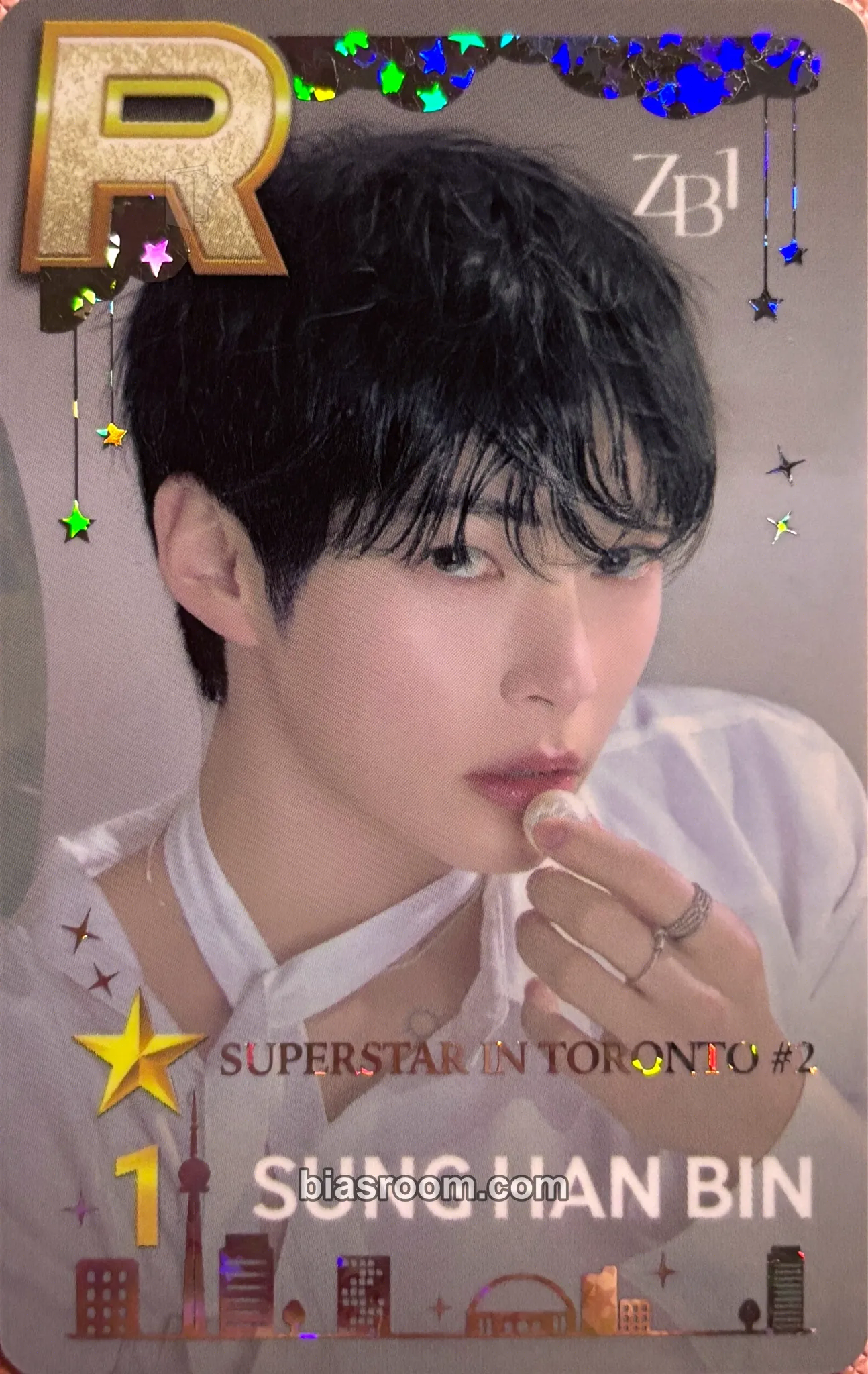 Hanbin Superstar Wakeone Photocard - ZEROBASEONE - ZEROBASEONE K-pop photocard