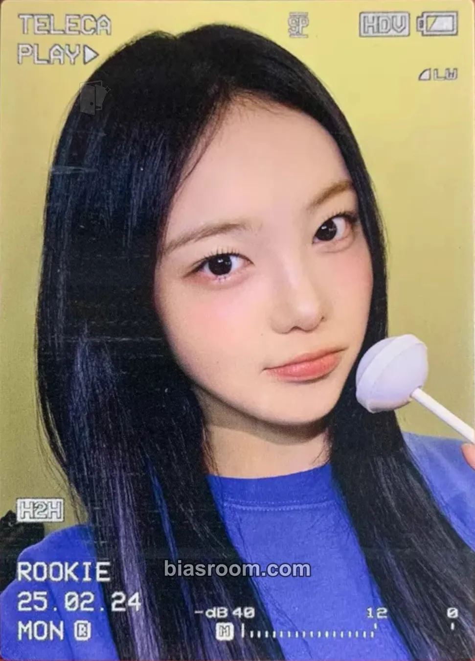 Ian TELECA 2025 Kpop Rookie Photocard - Hearts2Hearts - Hearts2Hearts K-pop photocard