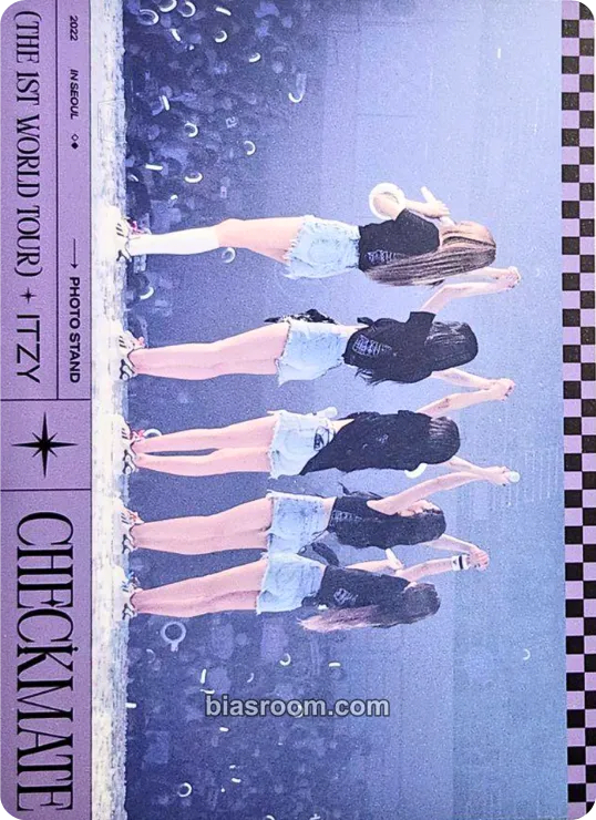 ITZY The 1st World Tour 'Checkmate' Photocard - ITZY - ITZY K-pop photocard