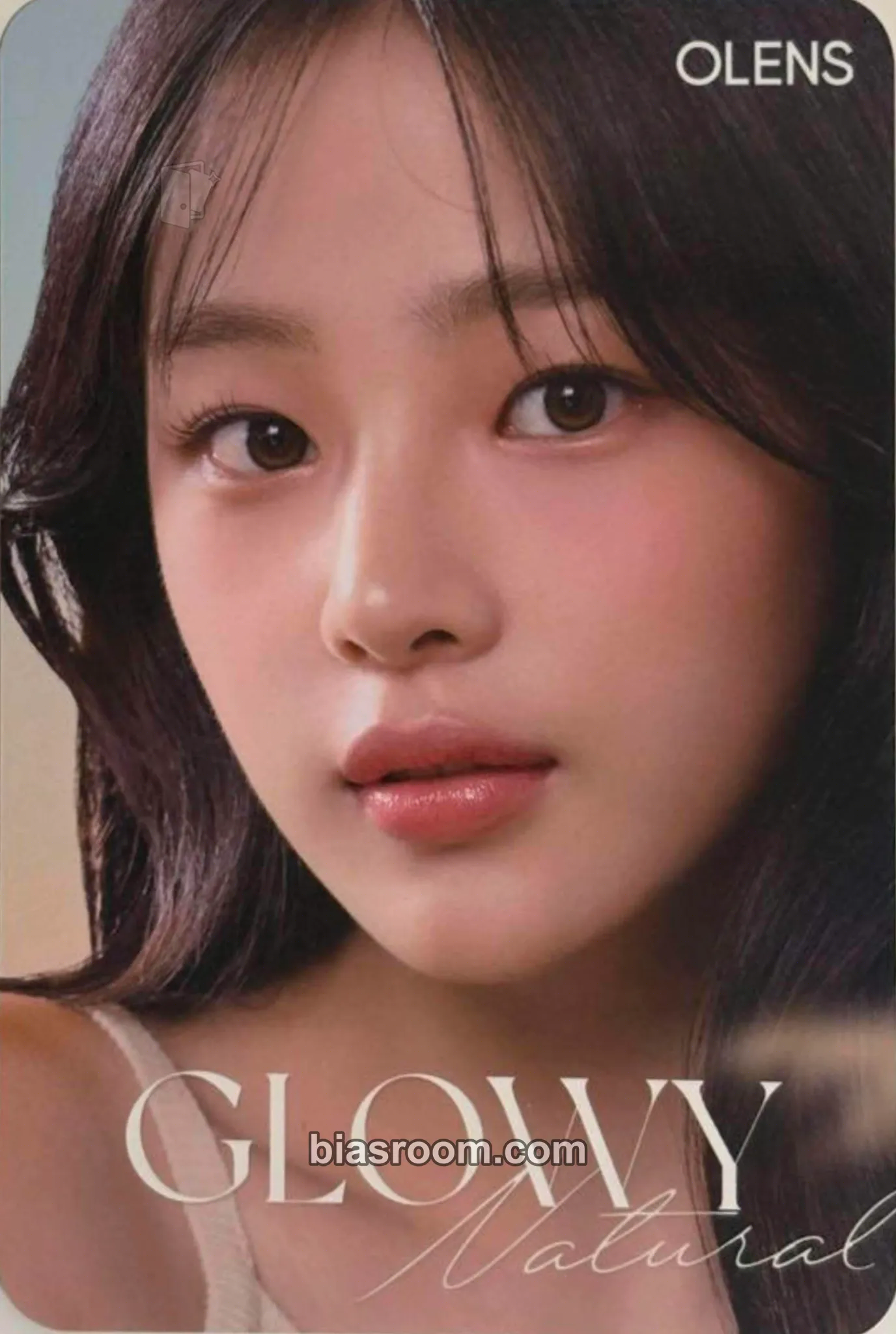 Minji NewJeans x OLENS Photocard - NewJeans - NewJeans K-pop photocard