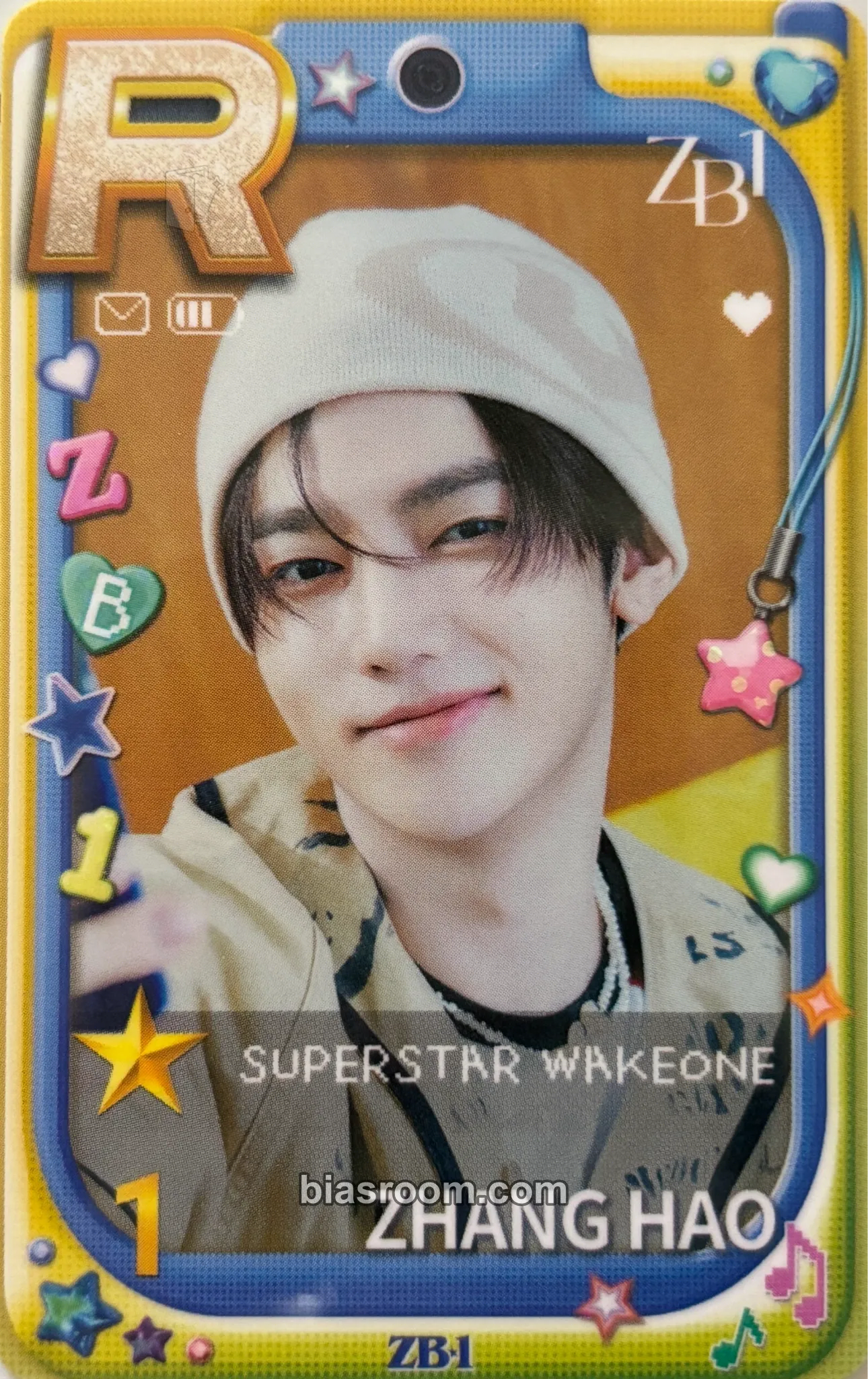 Hao Superstar Wakeone Photocard - ZEROBASEONE - ZEROBASEONE K-pop photocard