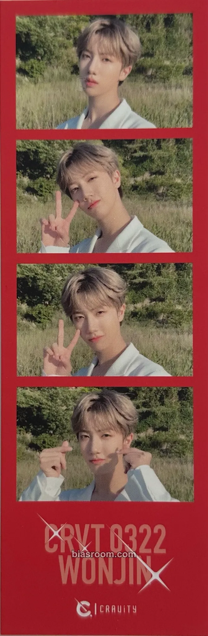 Wonjin HIDEOUT: THE NEW DAY WE STEP INTO - SEASON 2 Photocard - CRAVITY - CRAVITY K-pop photocard