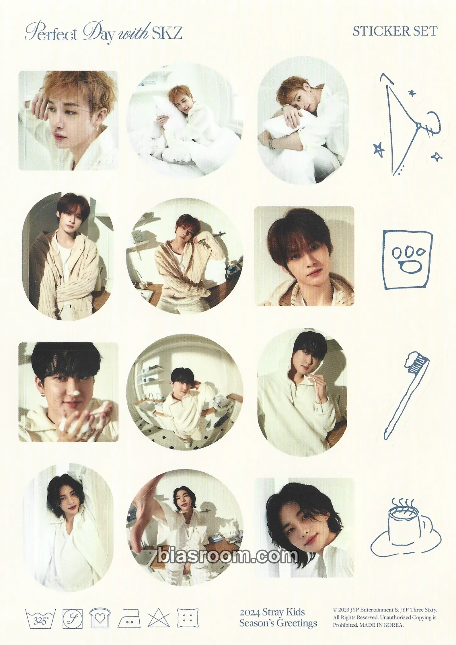 2024 Season's Greetings - Perfect Day with SKZ Photocard - Stray Kids - Stray Kids K-pop photocard