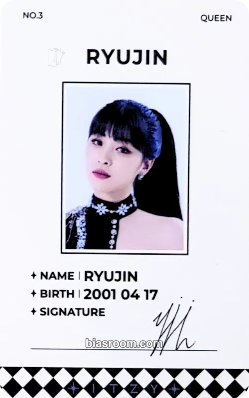 Ryujin ITZY The 1st World Tour 'Checkmate' Photocard - ITZY - ITZY K-pop photocard