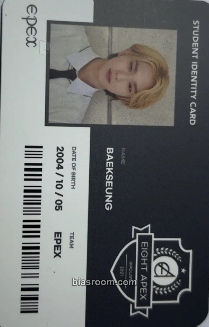 Baekseung Bipolar Pt.2 : Prelude of Love Photocard - EPEX - EPEX K-pop photocard