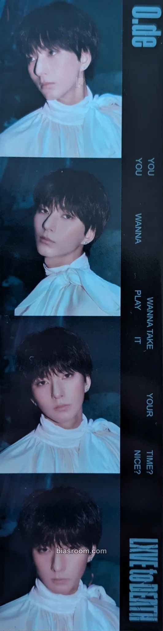 O.de LXVE TO DEATH Photocard - Xdinary Heroes - Xdinary Heroes K-pop photocard