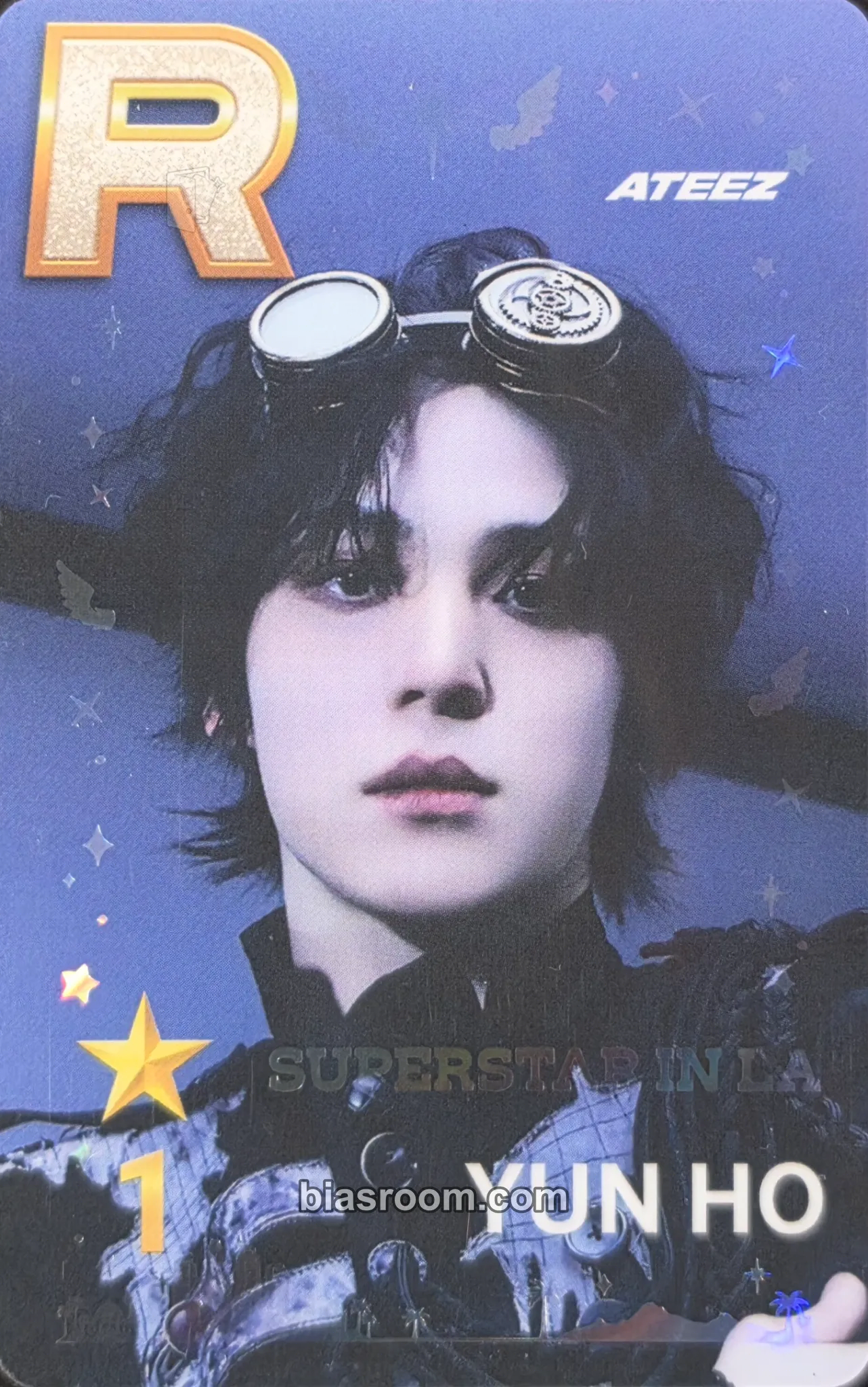 Yunho SUPERSTAR × ATEEZ Photocard - ATEEZ - ATEEZ K-pop photocard
