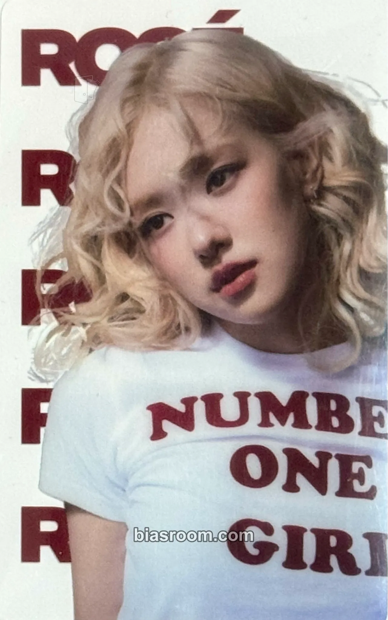 Rosé rosie (Rosé solo) Photocard - BLACKPINK - BLACKPINK K-pop photocard