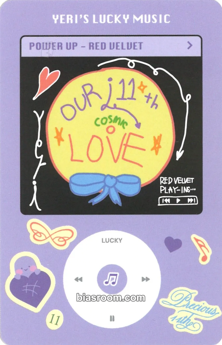 Yeri 11th Anniversary Photocard - Red Velvet - Red Velvet K-pop photocard