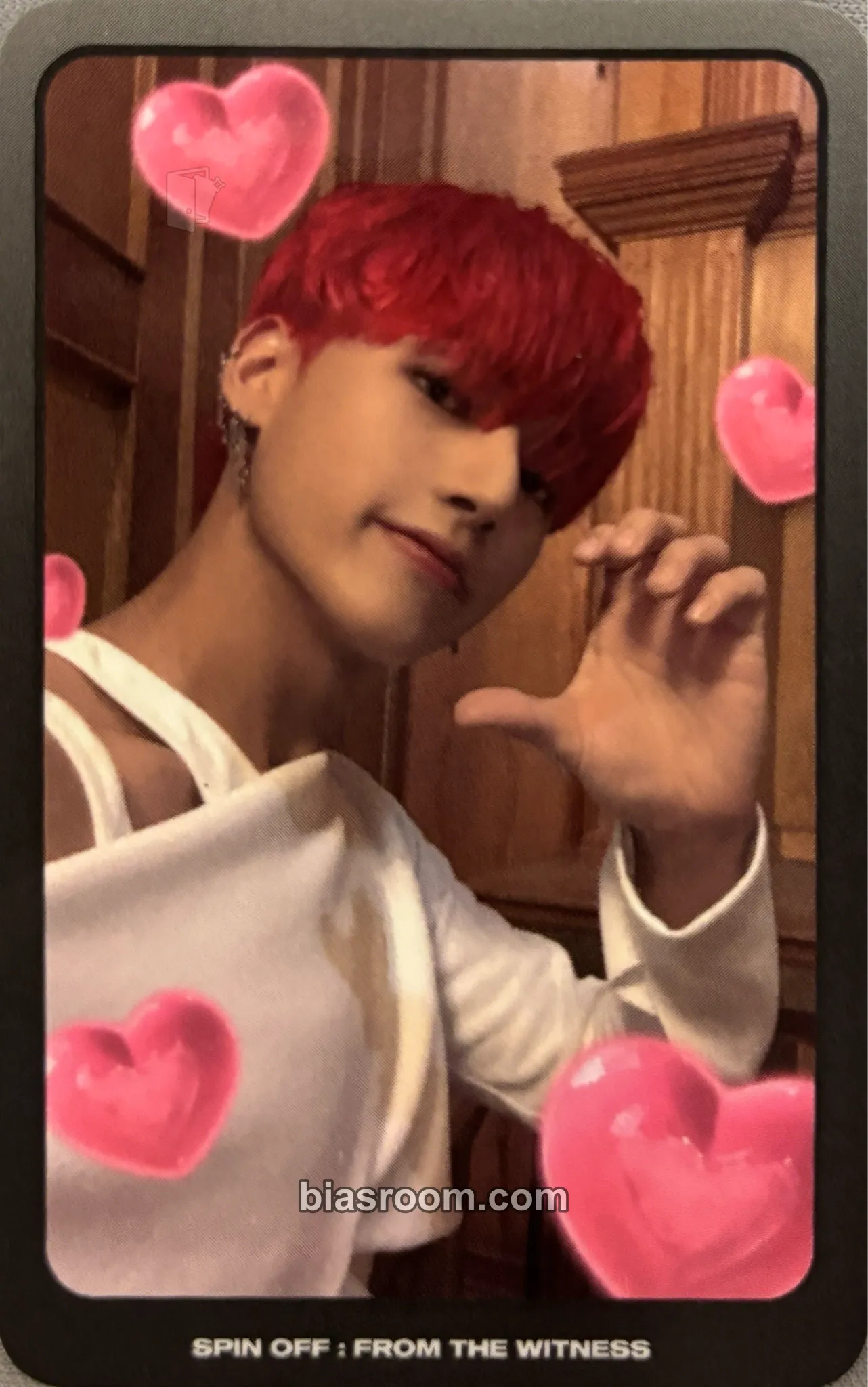 Wooyoung SPIN OFF : FROM THE WITNESS Photocard - ATEEZ - ATEEZ K-pop photocard
