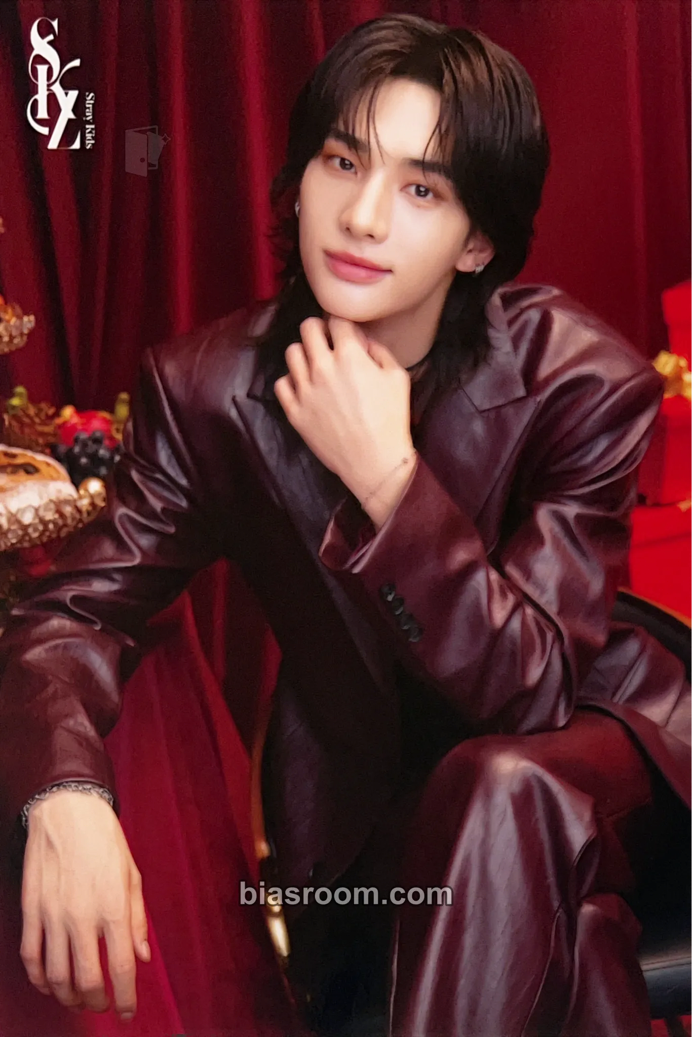 Hyunjin SHIBUYA109 XMAS x Stray Kids Photocard - Stray Kids - Stray Kids K-pop photocard