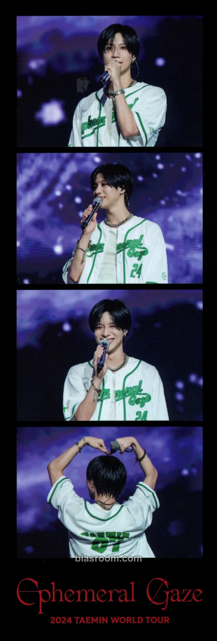 Taemin TAEMIN 2024 Ephemeral Gaze World Tour Photocard - Taemin K-pop photocard