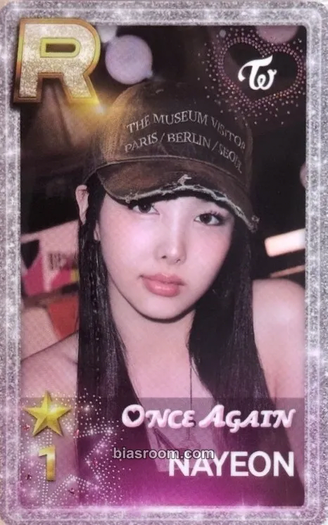 Nayeon TWICE x SuperStar JYPNATION Photocard - TWICE - TWICE K-pop photocard