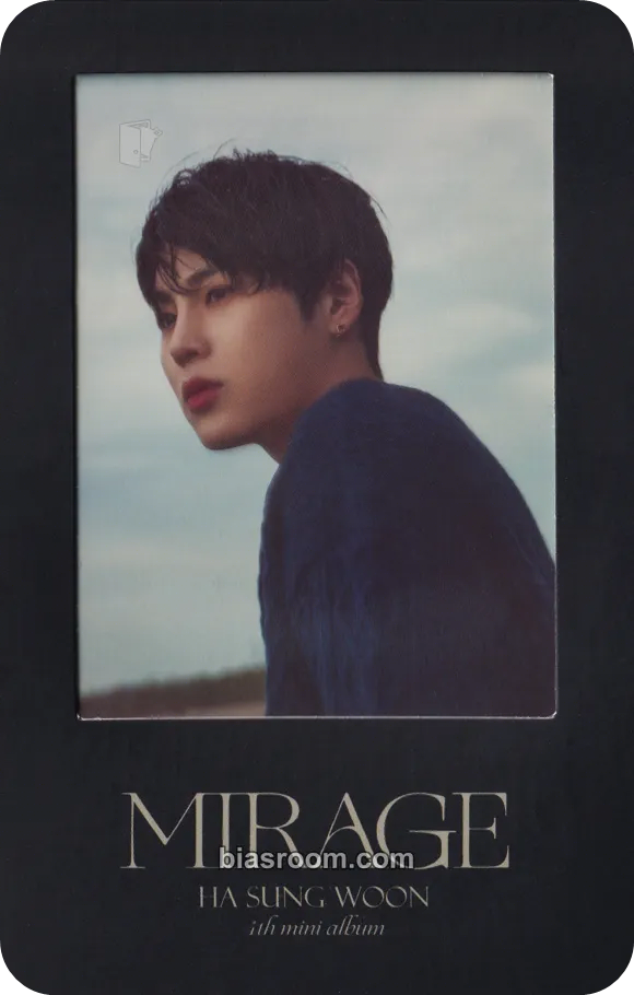 Ha Sung Woon MIRAGE Photocard - Ha Sung Woon K-pop photocard