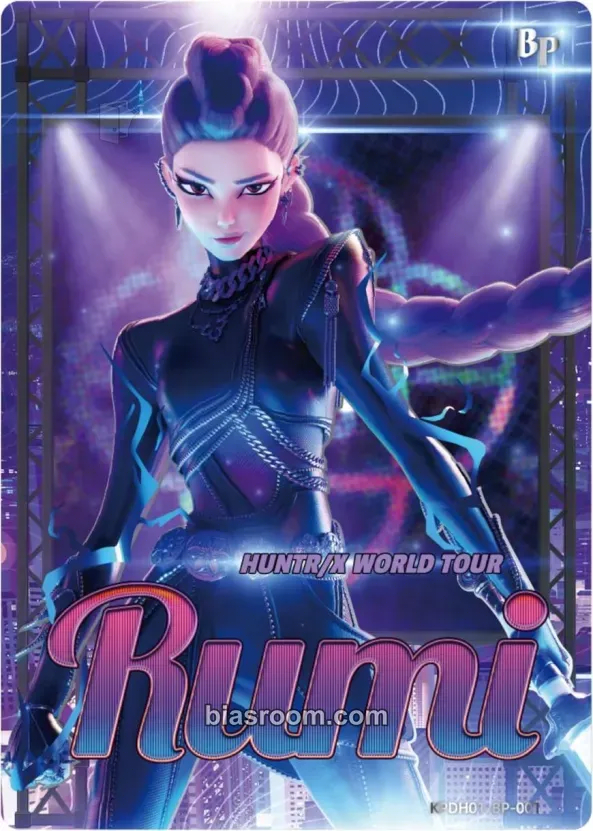 Rumi Kayou x KPop Demon Hunters Collectable Trading Cards Photocard - KPop Demon Hunters - KPop Demon Hunters K-pop photocard