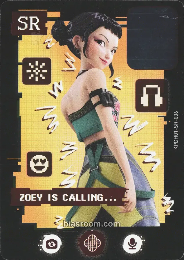 Zoey Kayou x KPop Demon Hunters Collectable Trading Cards Photocard - KPop Demon Hunters - KPop Demon Hunters K-pop photocard