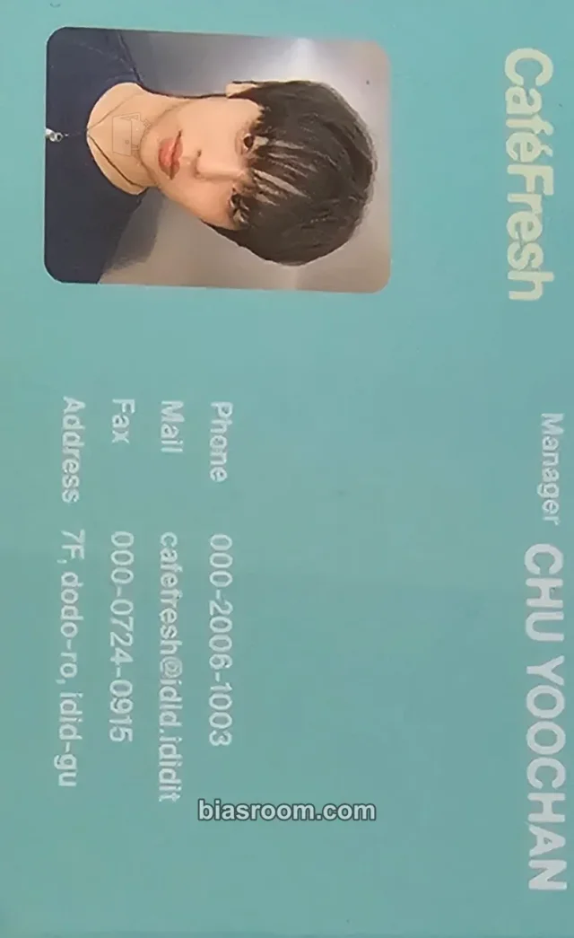 IDID - Yoochan - I did it. Album album photocard id card