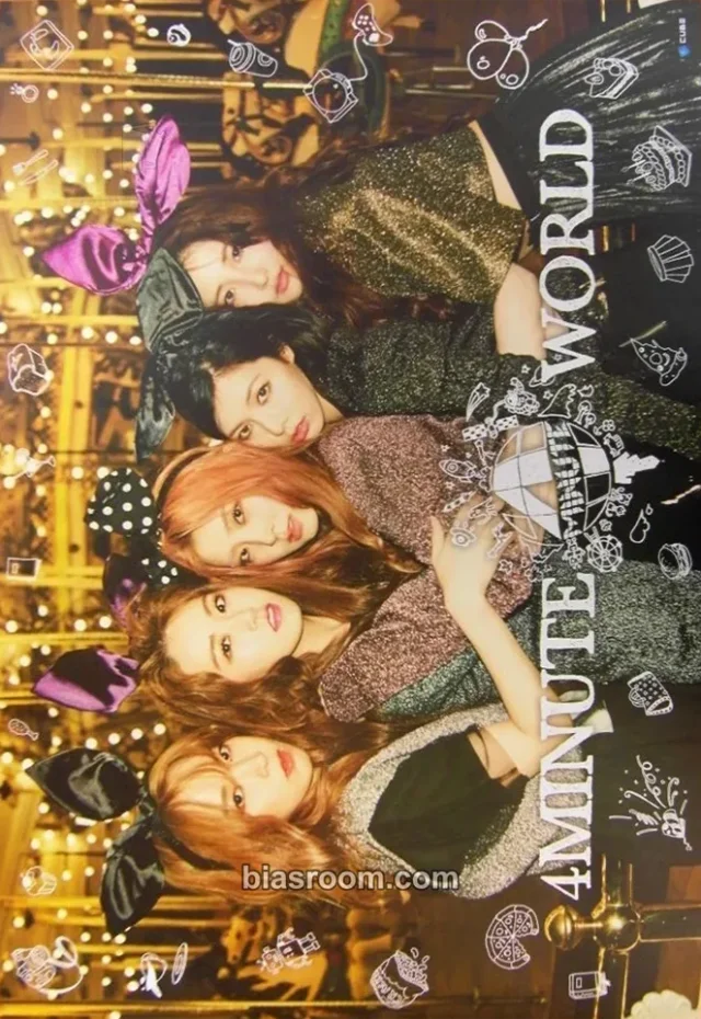 4Minute - 4Minute World Album poster album inclusion