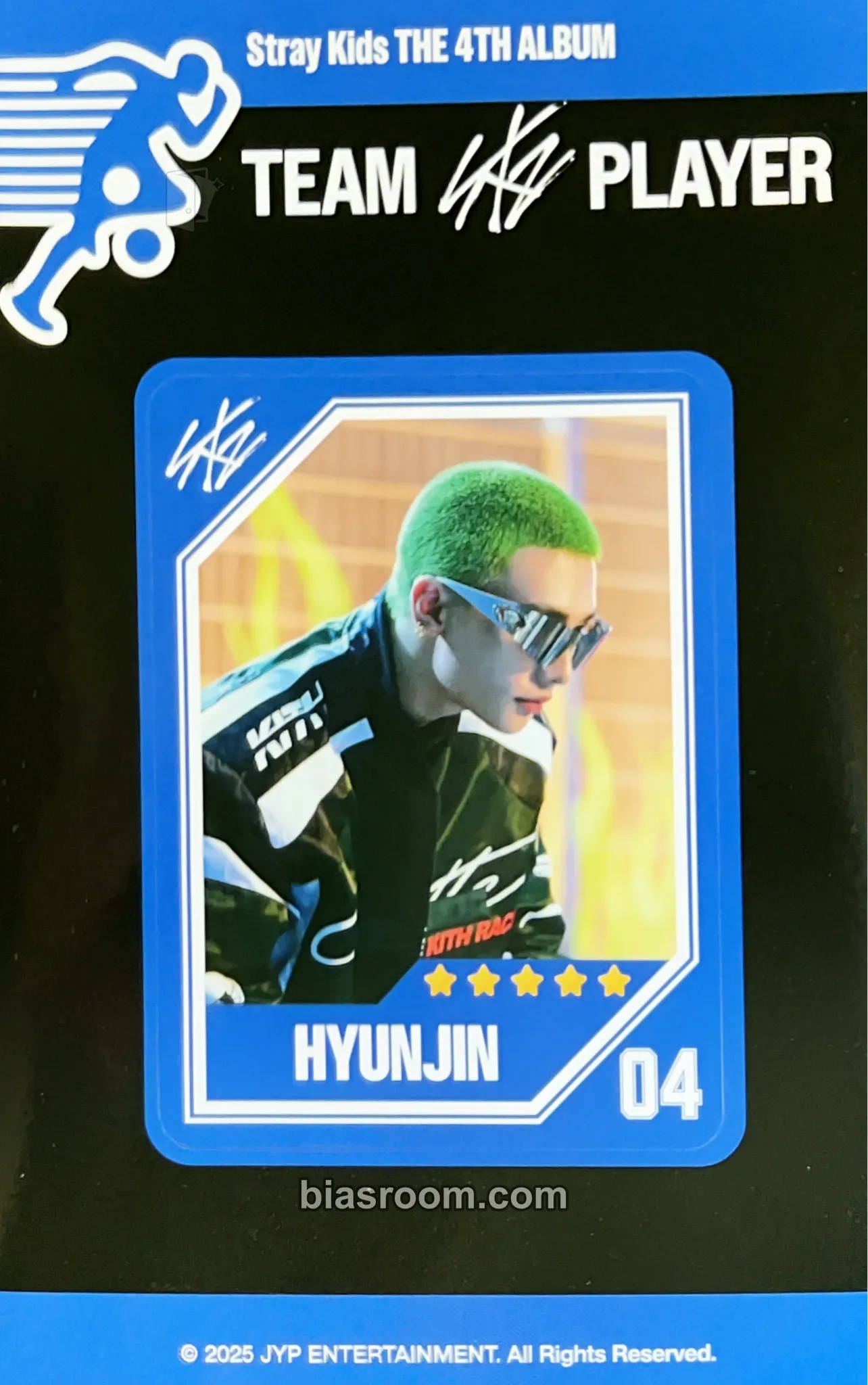 Hyunjin KARMA Photocard - Stray Kids - Stray Kids K-pop photocard