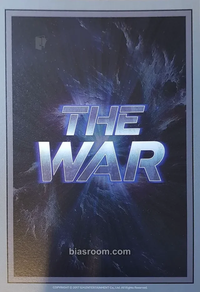 EXO - Baekhyun - The War Album postcard