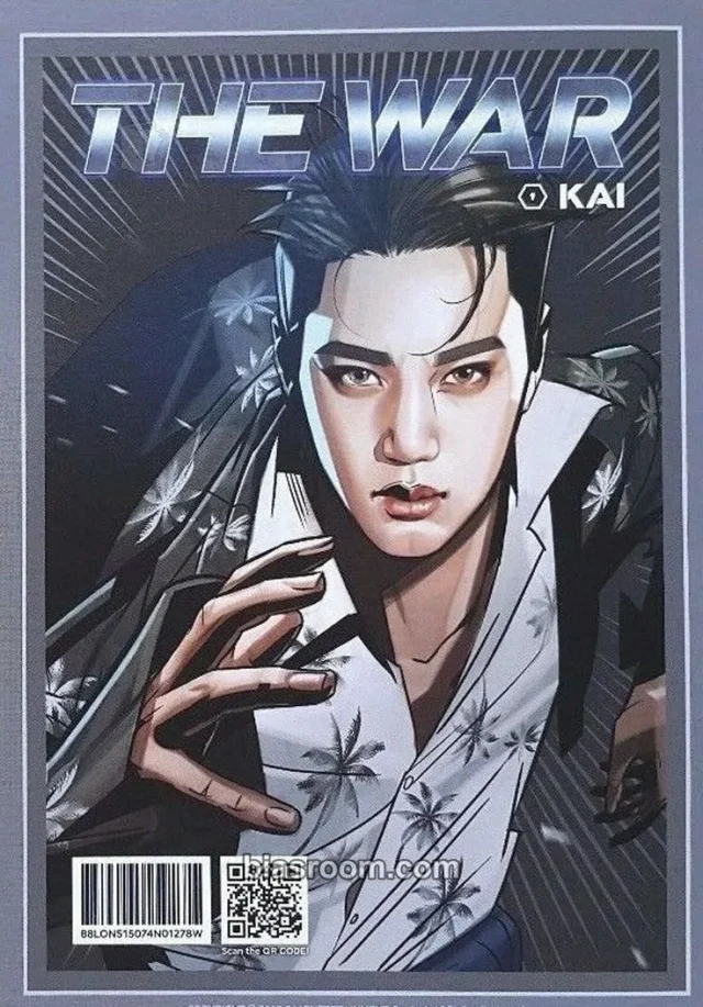 EXO - Kai - The War Album postcard