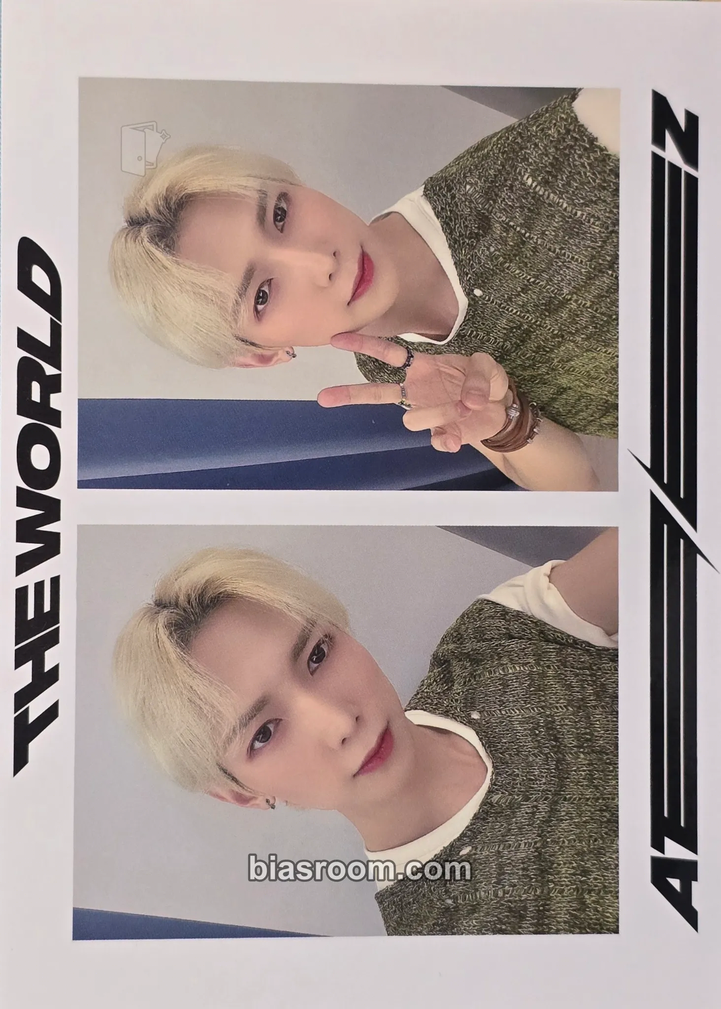 Yeosang THE WORLD EP.1 : MOVEMENT Photocard - ATEEZ - ATEEZ K-pop photocard