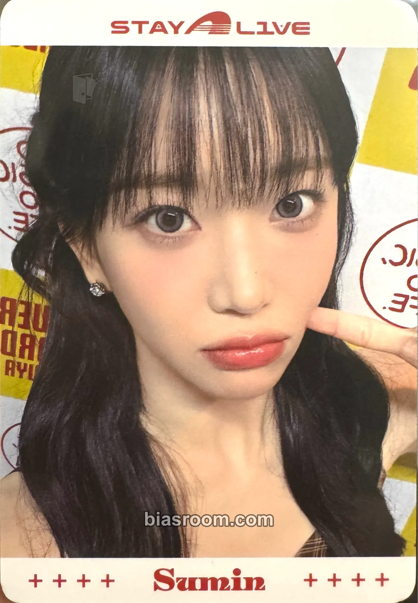 Sumin STAY ALIVE Photocard - STAYC - STAYC K-pop photocard
