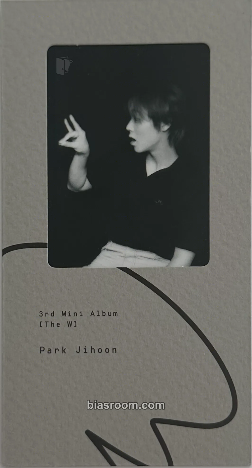 Jihoon The W Photocard - Park Jihoon - Park Jihoon K-pop photocard