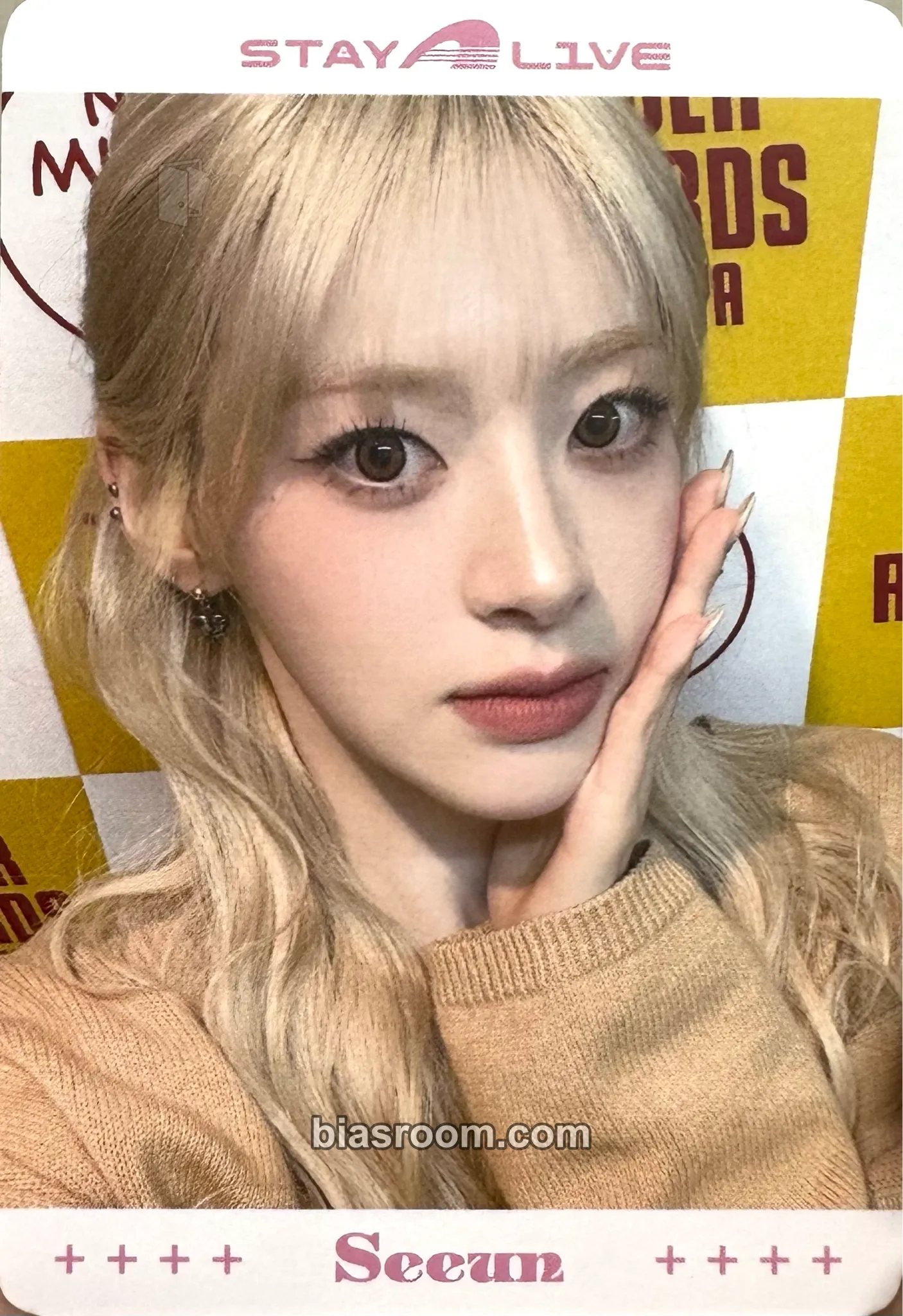 Seeun STAY ALIVE Photocard - STAYC - STAYC K-pop photocard