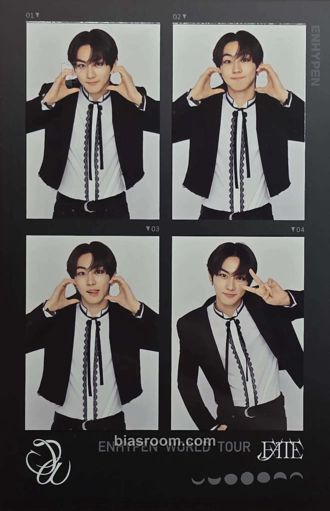 Jungwon World Tour 'Fate' Photocard - ENHYPEN - ENHYPEN K-pop photocard