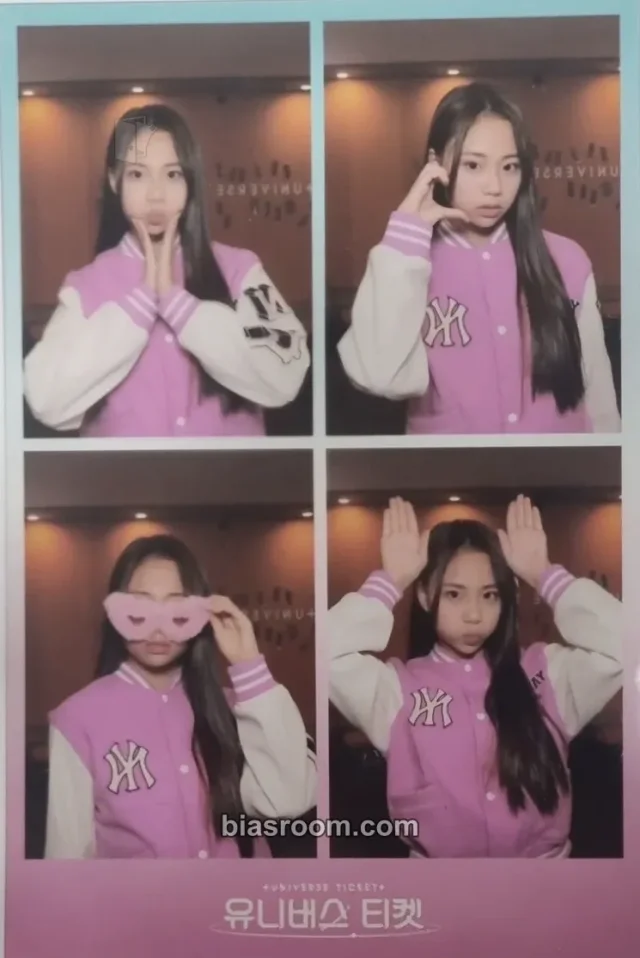 H//PE PRINCESS - Sujin - Universe Ticket Event postcard transparent 4 cut photo translucent