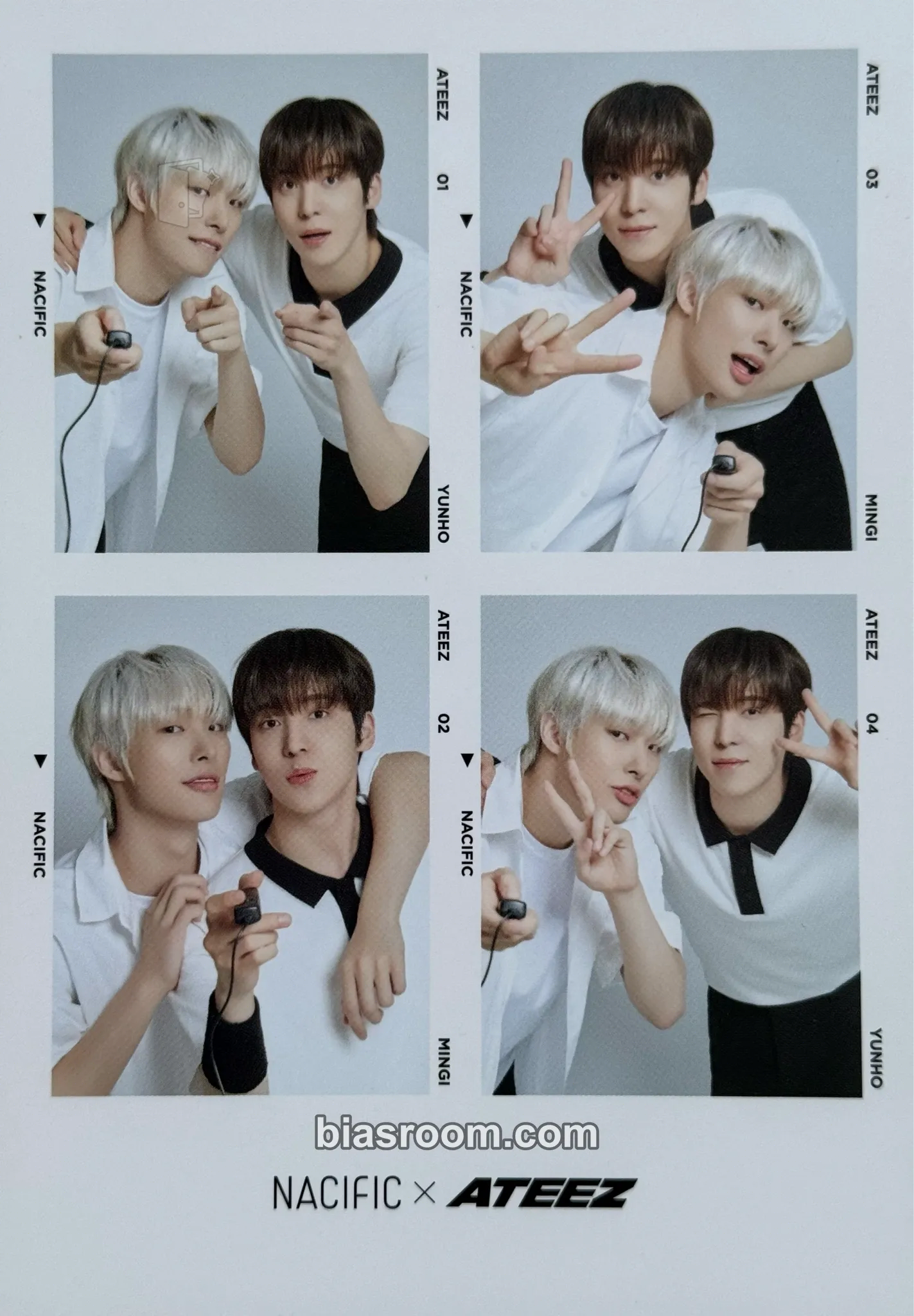 NACIFIC × ATEEZ Photocard - ATEEZ - ATEEZ K-pop photocard