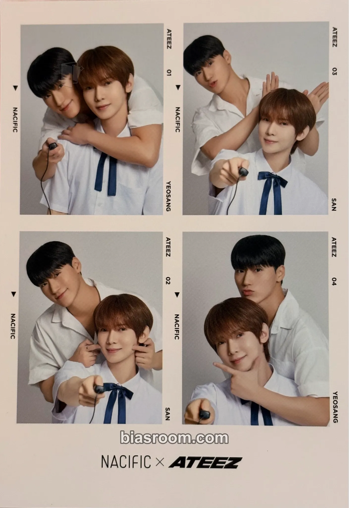 NACIFIC × ATEEZ Photocard - ATEEZ - ATEEZ K-pop photocard