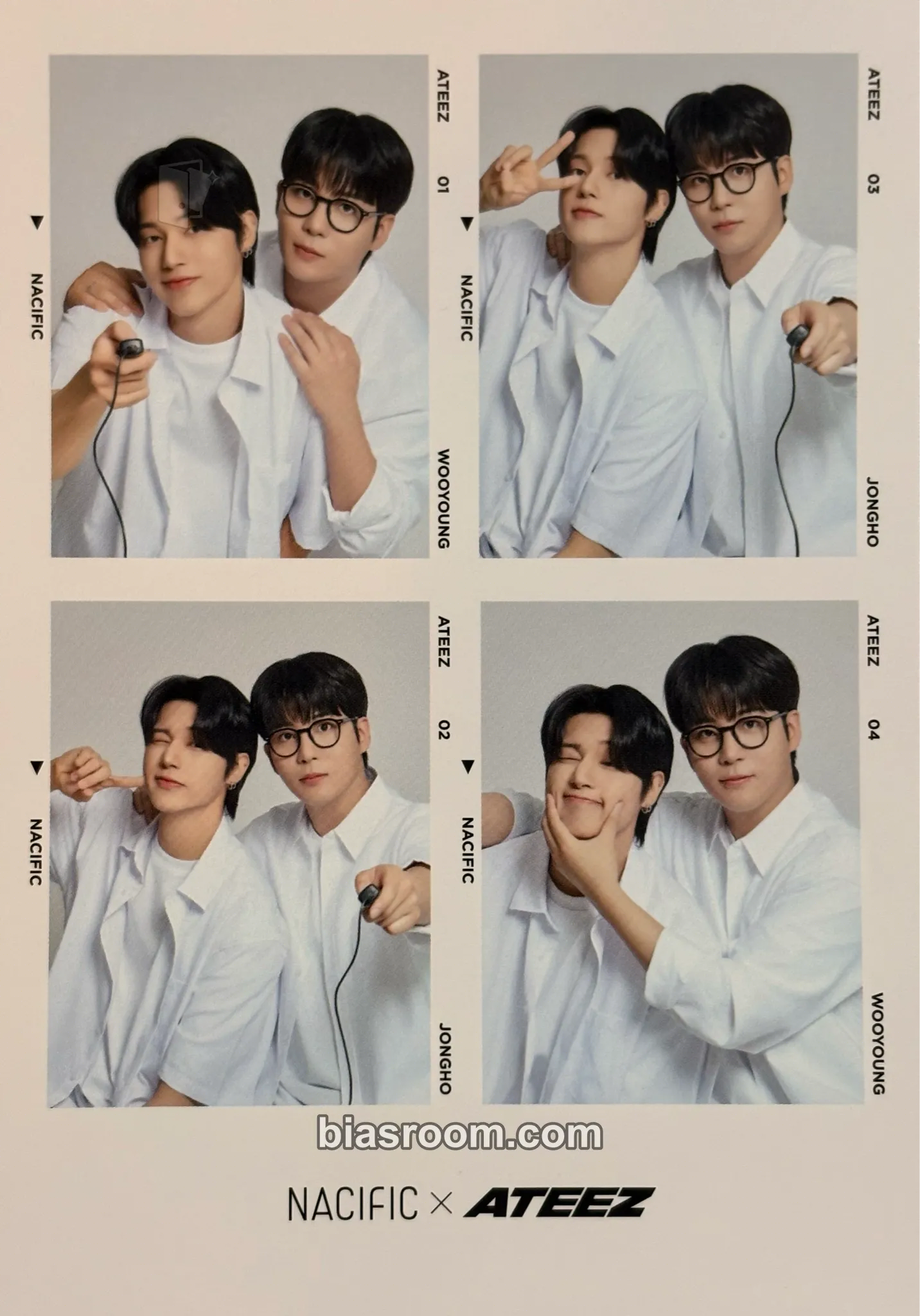 NACIFIC × ATEEZ Photocard - ATEEZ - ATEEZ K-pop photocard