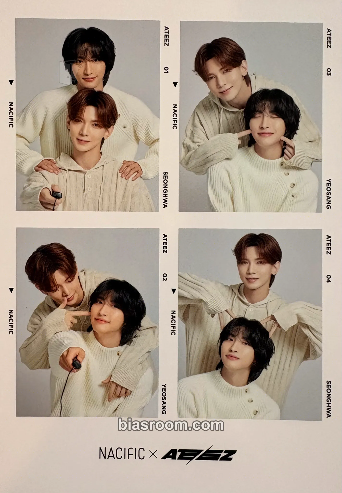 NACIFIC × ATEEZ Photocard - ATEEZ - ATEEZ K-pop photocard