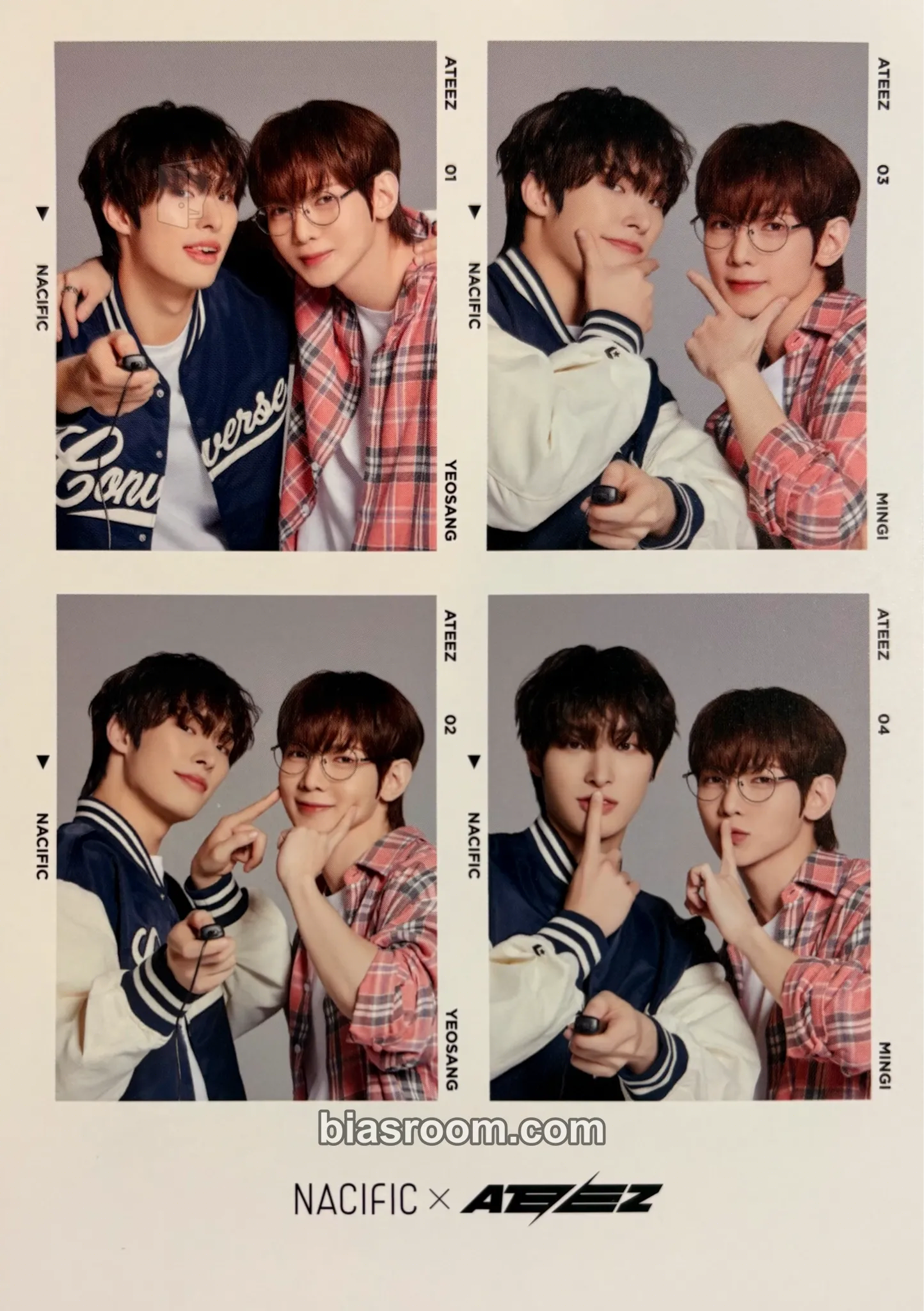 NACIFIC × ATEEZ Photocard - ATEEZ - ATEEZ K-pop photocard