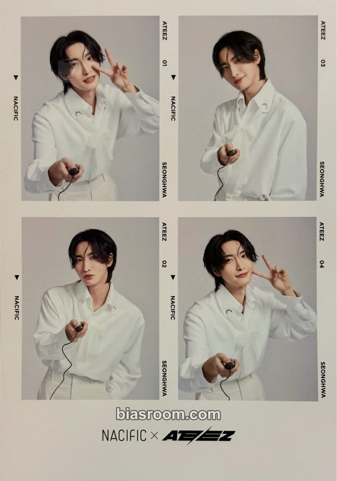 Seonghwa NACIFIC × ATEEZ Photocard - ATEEZ - ATEEZ K-pop photocard